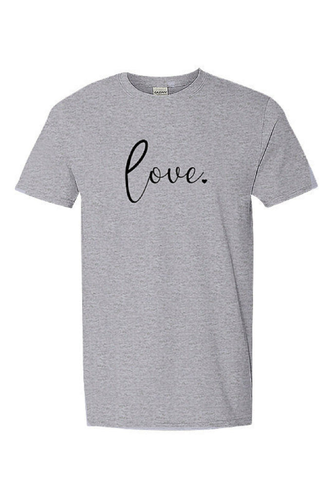 Signature Love Semi-Fitted Unisex T-Shirt Slaite